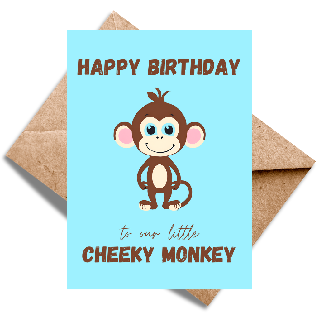 Cheeky Monkey Blue