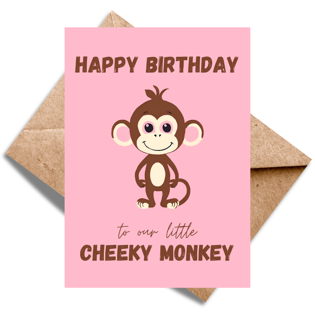 Cheeky Monkey Pink