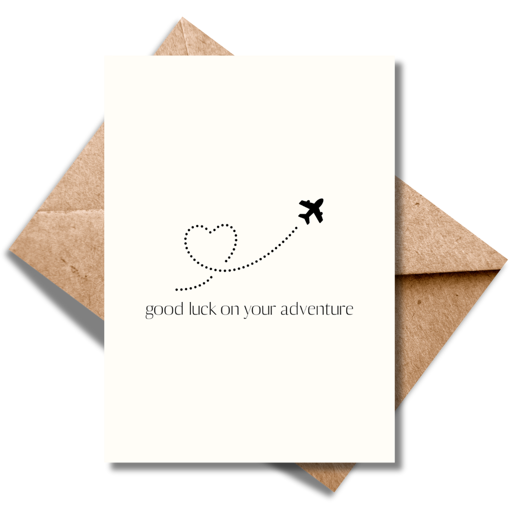 Good luck on your adventure