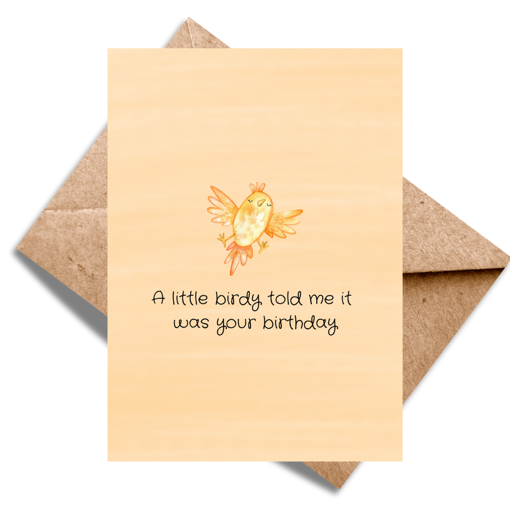 A Little Birdy Orange