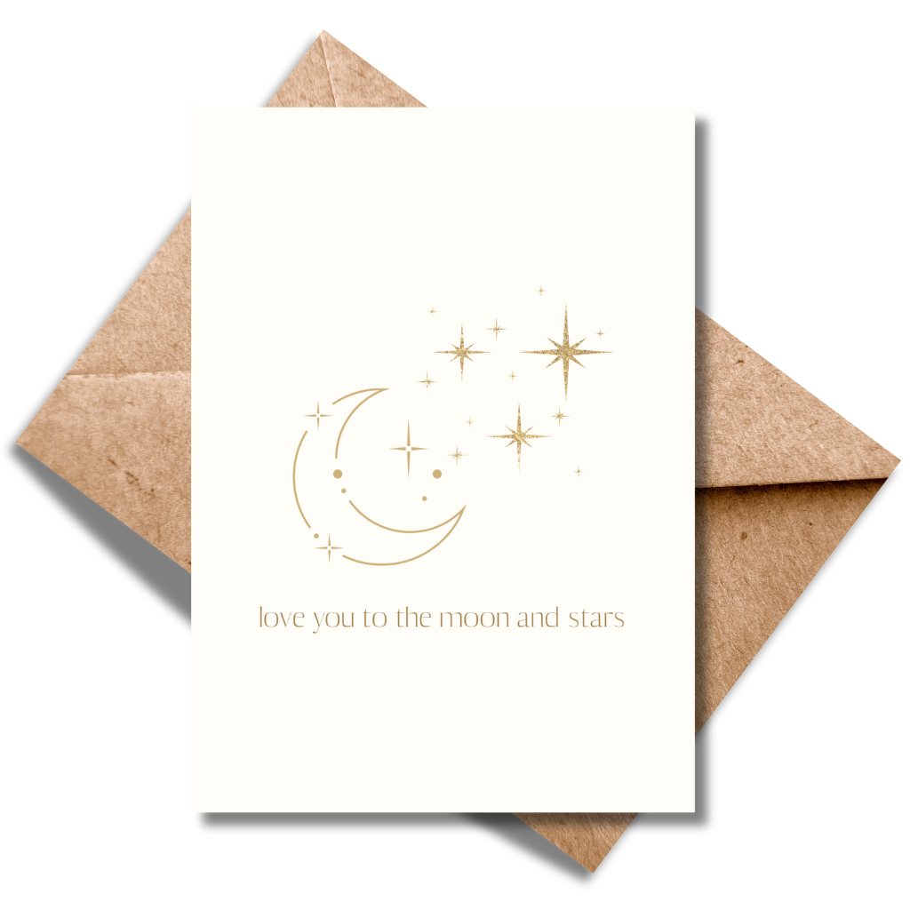 Love you to the moon and stars
