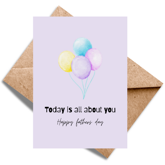 Today is all about you