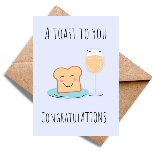 A toast to you