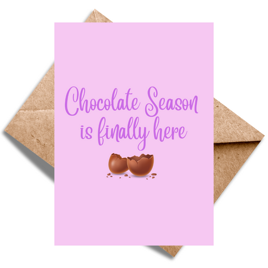 Chocolate season is finally here