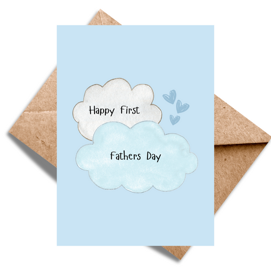 First Fathers Day Blue