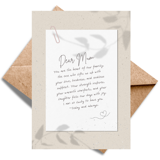 Note to Mum