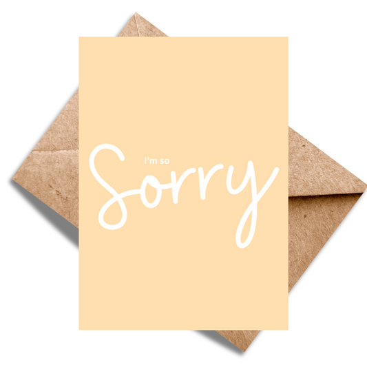 I'm so Sorry