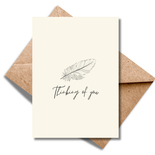 Thinking of you - Feather