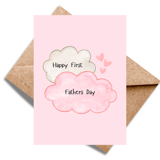 First Fathers Day Pink