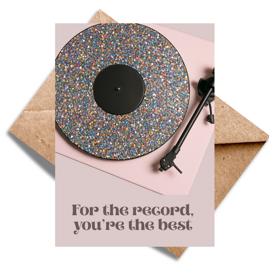 For the record, you're the best
