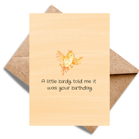 A Little Birdy Orange