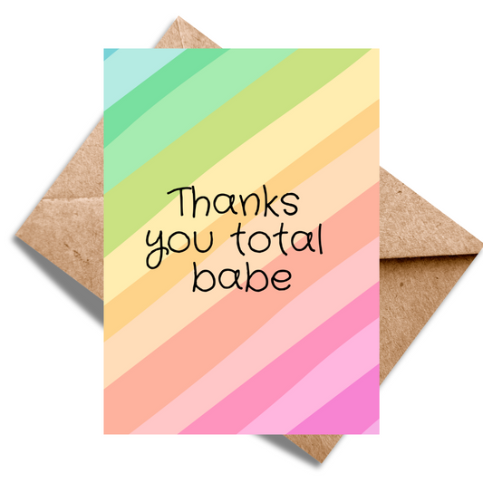 Thanks you total babe