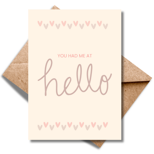 You had me at Hello