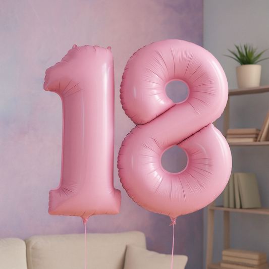 18 Birthday Foil Ballons